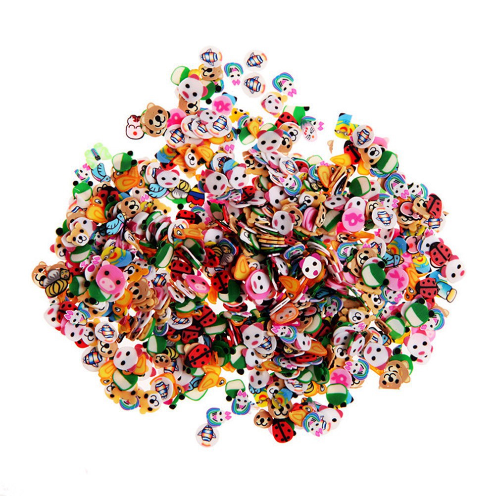 Bộ 10000 Miếng Dán Trang Trí Móng Tay Hình Trái Cây 3D Xinh Xắn