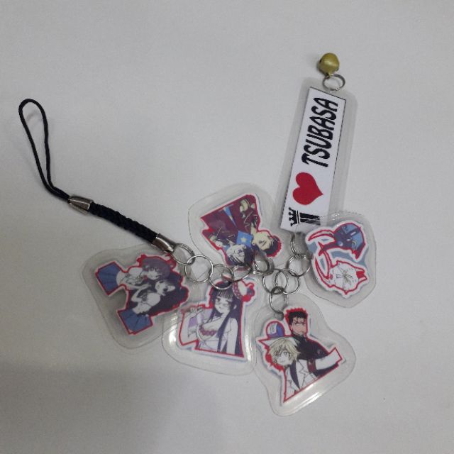 Móc khóa chùm anime sakura, chobits, tsubasa