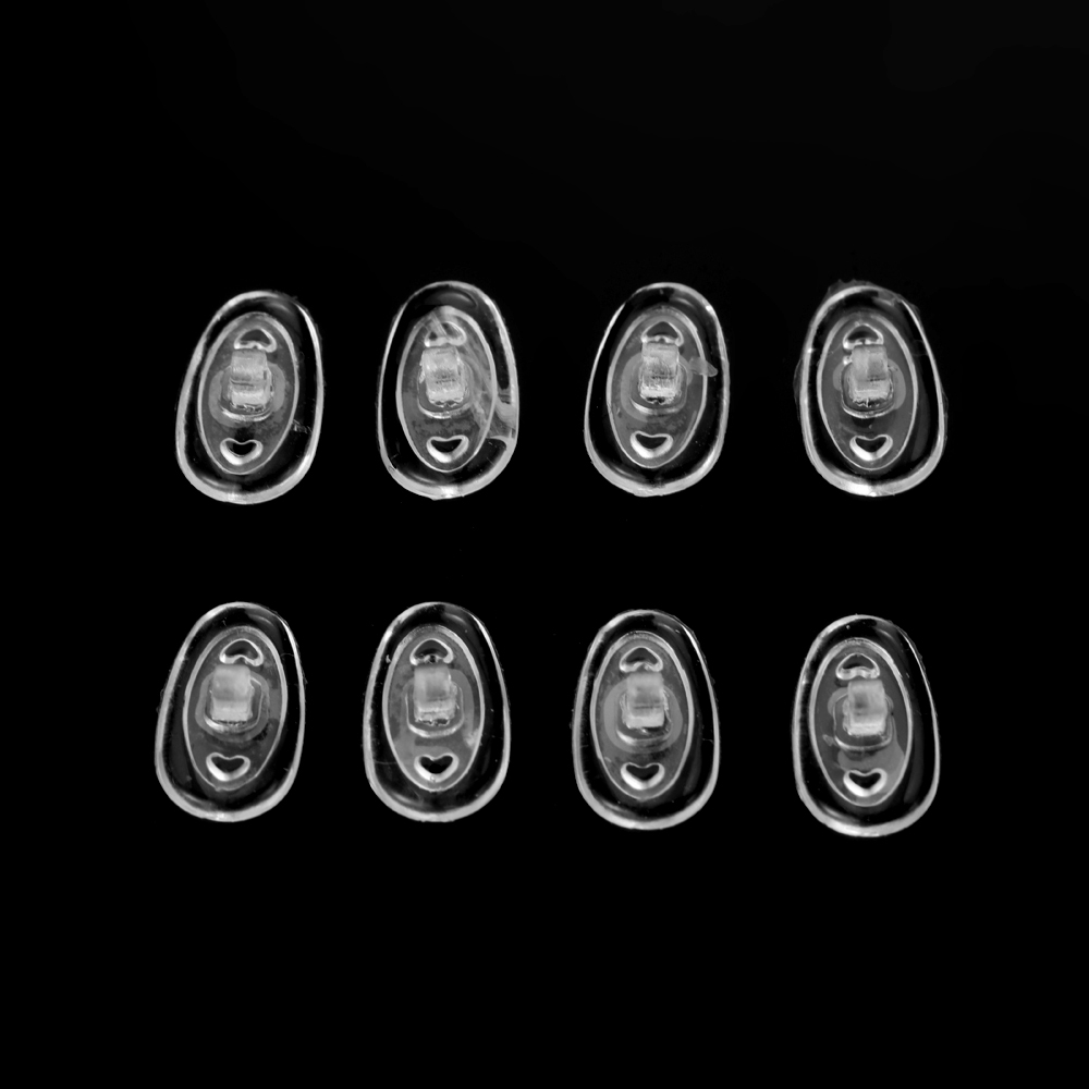 Đệm mũi bằng silicon mềm có vít chống trượt dùng để sửa mắt kính