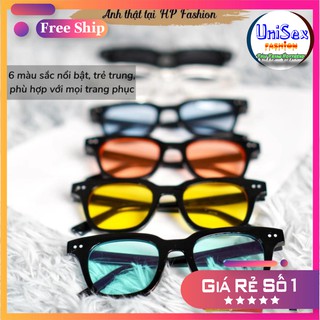 Kính mát thời trang 💗Kính râm nam nữ Unisex gọng vuông chữ V cao cấp giúp bảo vệ mắt K6