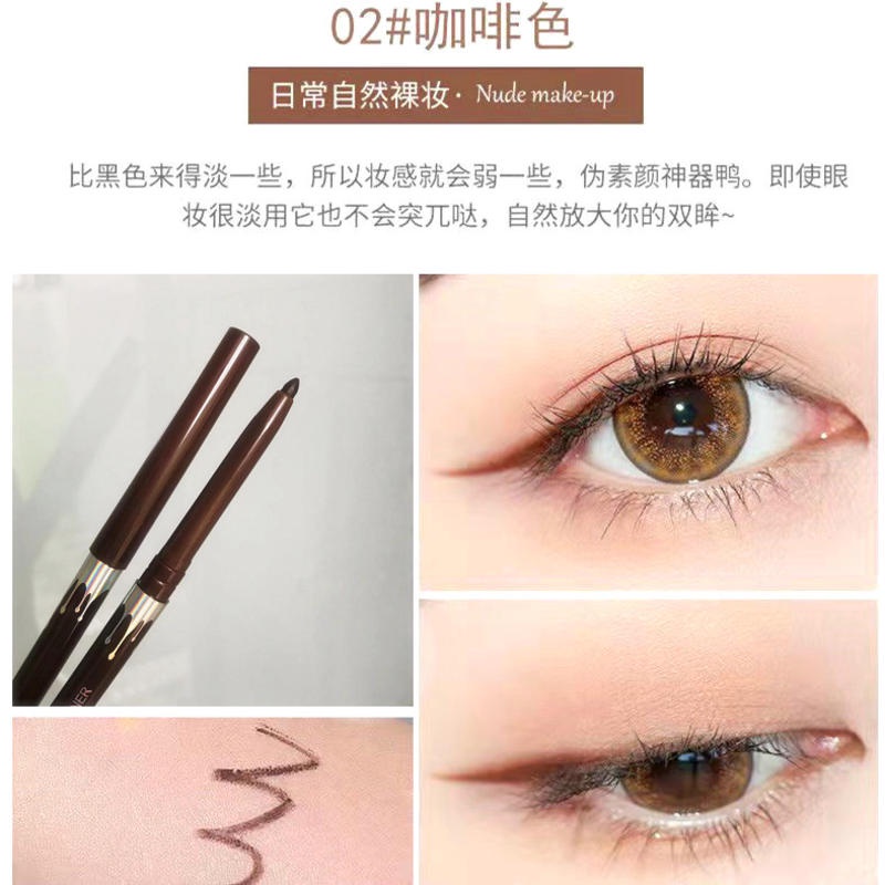 Bút Kẻ Mắt Màu Lì Chống Nước Không Nở Mau Khô Lâu Trôi