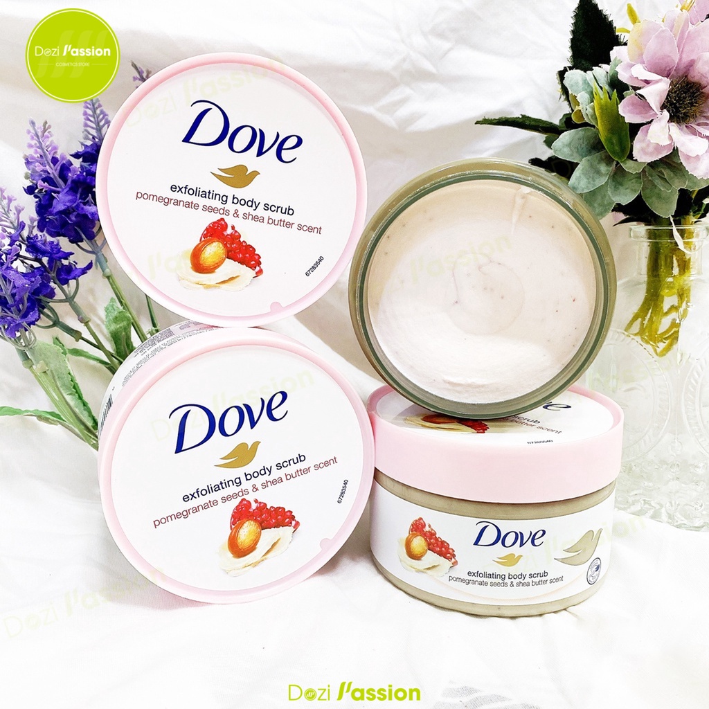 [BẢN MỸ] Tẩy Tế Bào Chết Dove Toàn Thân, Dưỡng Ẩm, Dưỡng Trắng, Làm Mịn Da - Dove Exfoliating Body Polish 298g