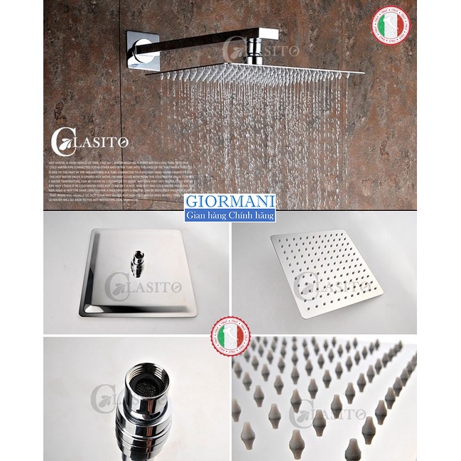 Bộ cây sen tắm nóng lạnh Âm Tường - Hàng Siêu xịn ITALIA GIORMANI