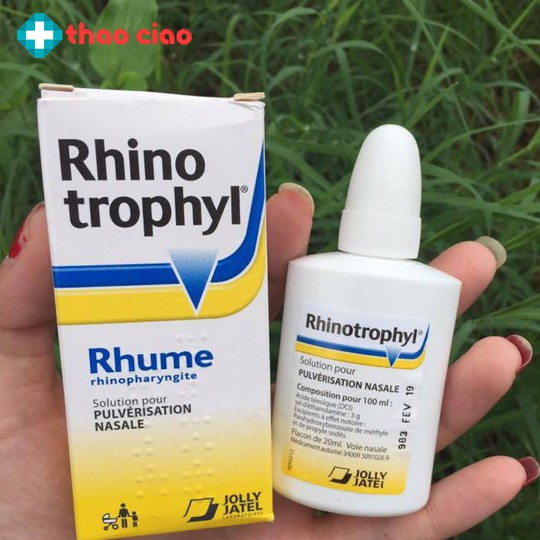 Nước nhỏ mũi kháng viêm Rhinotrophyl Pháp