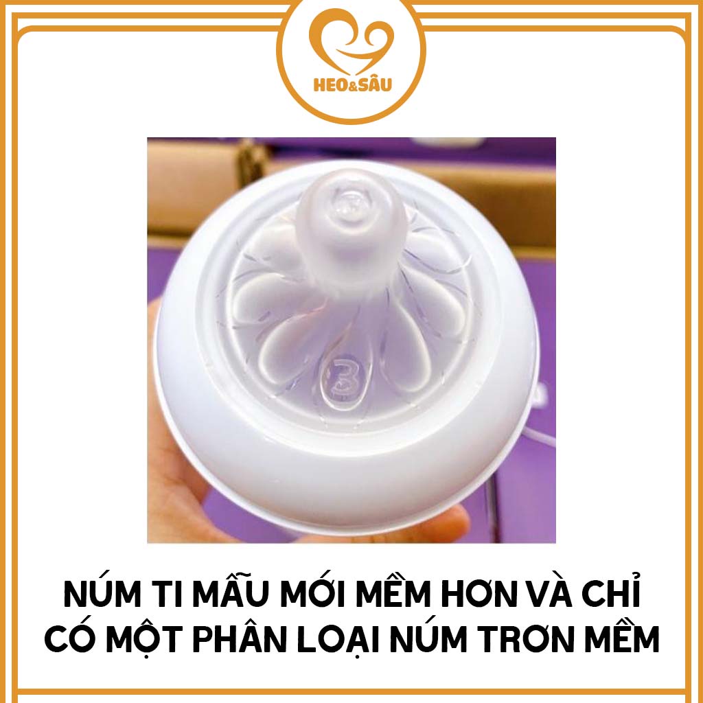 Bình Sữa Avent Natural - Philips Chính Hãng Kèm Núm 125/260ML