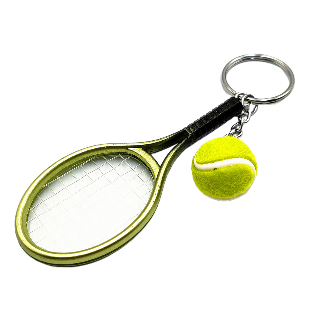 Móc Khóa Hình Vợt Tennis Mini Dễ Thương