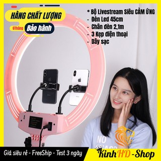 Bộ Đèn Livestream 45cm Cảm Ứng - Siêu Đẹp, Siêu Bền, Siêu Sáng, Full Đồ - Bảo Hành 6 Tháng 🌺FREESHIP🌺