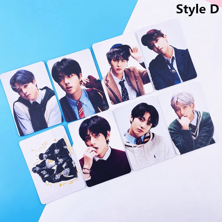 KPOP BTS ‘MAP OF THE SOUL 7’ 8 sheets Photo card Postcard Collection