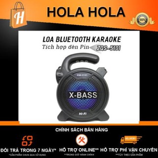 Loa bluetooth karaoke tích hợp đèn pin Hifi ZQS-5101