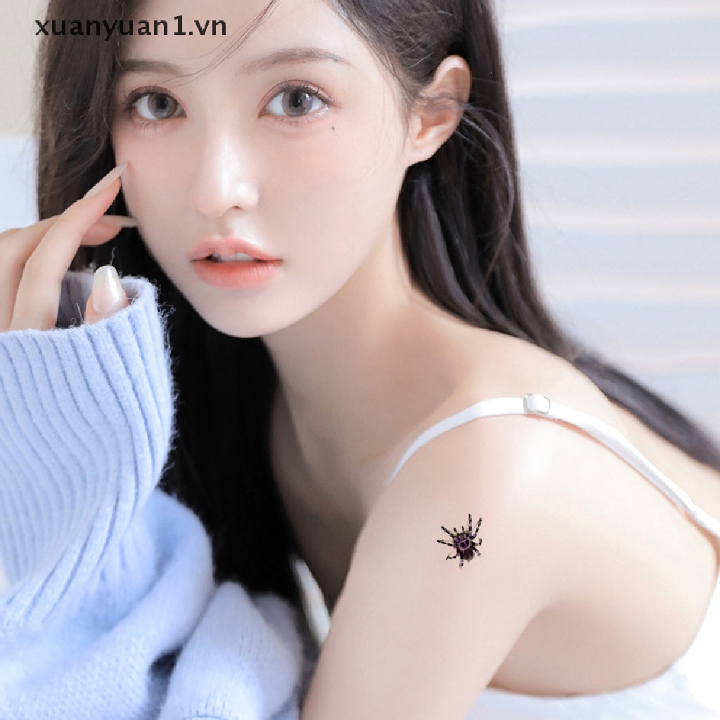 Set 10 Tấm Hình Xăm Dán Chủ Đề Halloween Độc Đáo