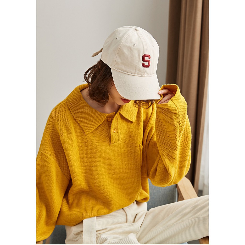 Nón Kết Thêu Chữ S Thời Trang Hàn Quốc