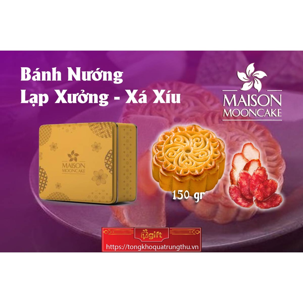 Bánh Trung Thu Mai Sơn Nướng Lạp Xưởng - Xá Xíu (MS.HK08)