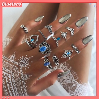 Set 13 nhẫn đeo đốt ngón tay ấn tượng thời trang phong cách boho