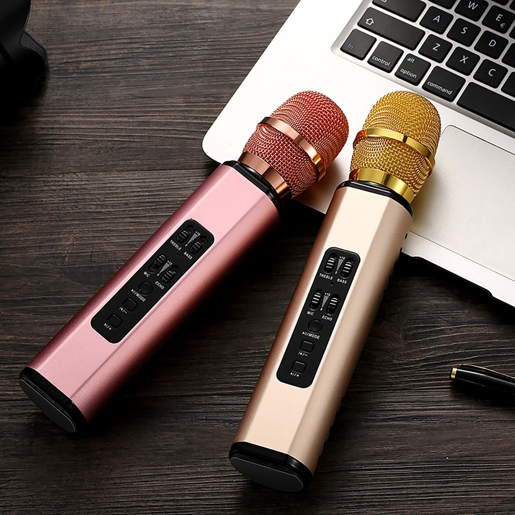 PO-Bluetooth 5 Chống Ồn Độ Nhạy Cao Dùng Để Hát Karaoke / Chương Trình Trực Tiếp,Micro Không Dây K6 Kết Nối