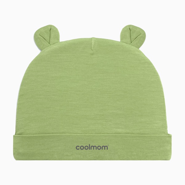 Mũ sơ sinh tai gấu Coolmom chất liệu sợi tre cao cấp / CM-0004