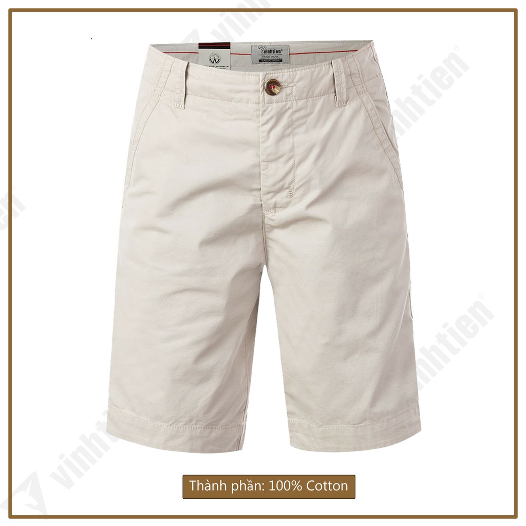 Quần short nam cotton Classic Vĩnh Tiến 295 - B025