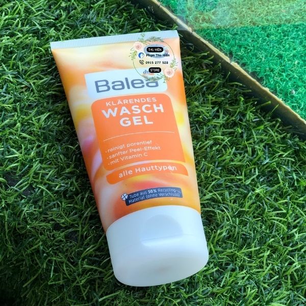 Sửa rửa mặt Balea Wasch Gel VitaminC làm sạch da, đều màu 150ml