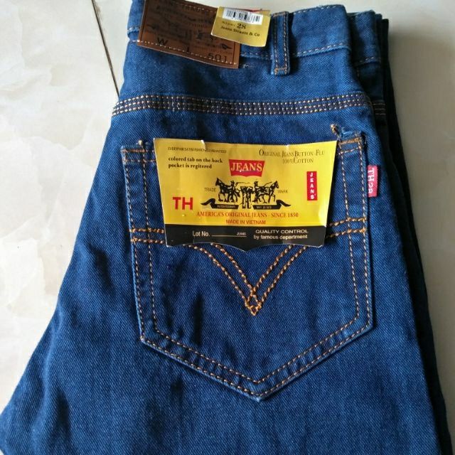 Quần jeans Nam dài giành cho trung niên .các tín đồ from rộng | BigBuy360 - bigbuy360.vn