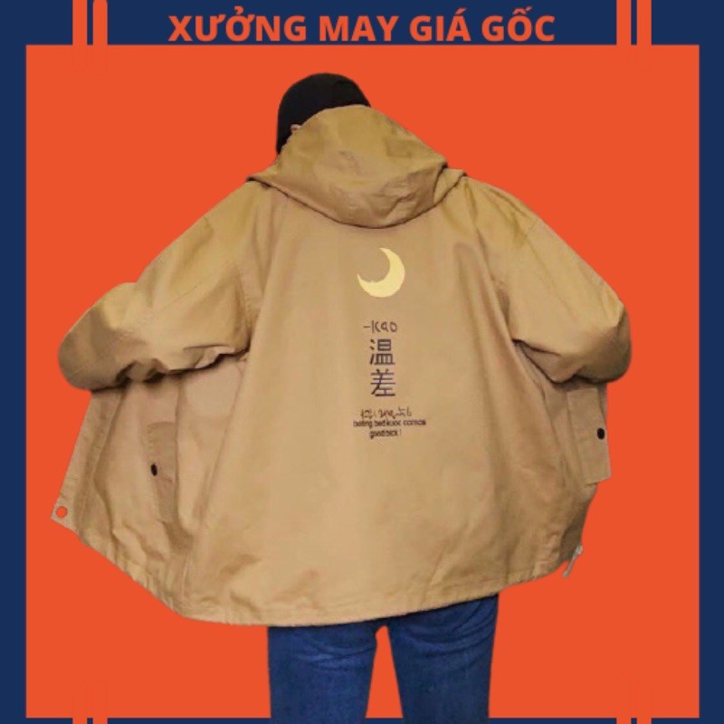 🎆𝐃𝐮̀ 𝟐 𝐋𝐨̛́𝐩🎆 BAC Áo Khoác Dù Mặt Trăng New Hot (Kèm Video, Hình Chụp Thật)