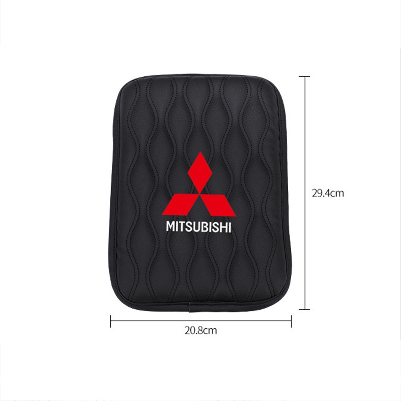 Đệm da lót hộp tỳ tay Mitsubishi Xpander Triton Lancer Evo Asx Mirage Outlander Grandis Pajero Attrage Airtrek L200