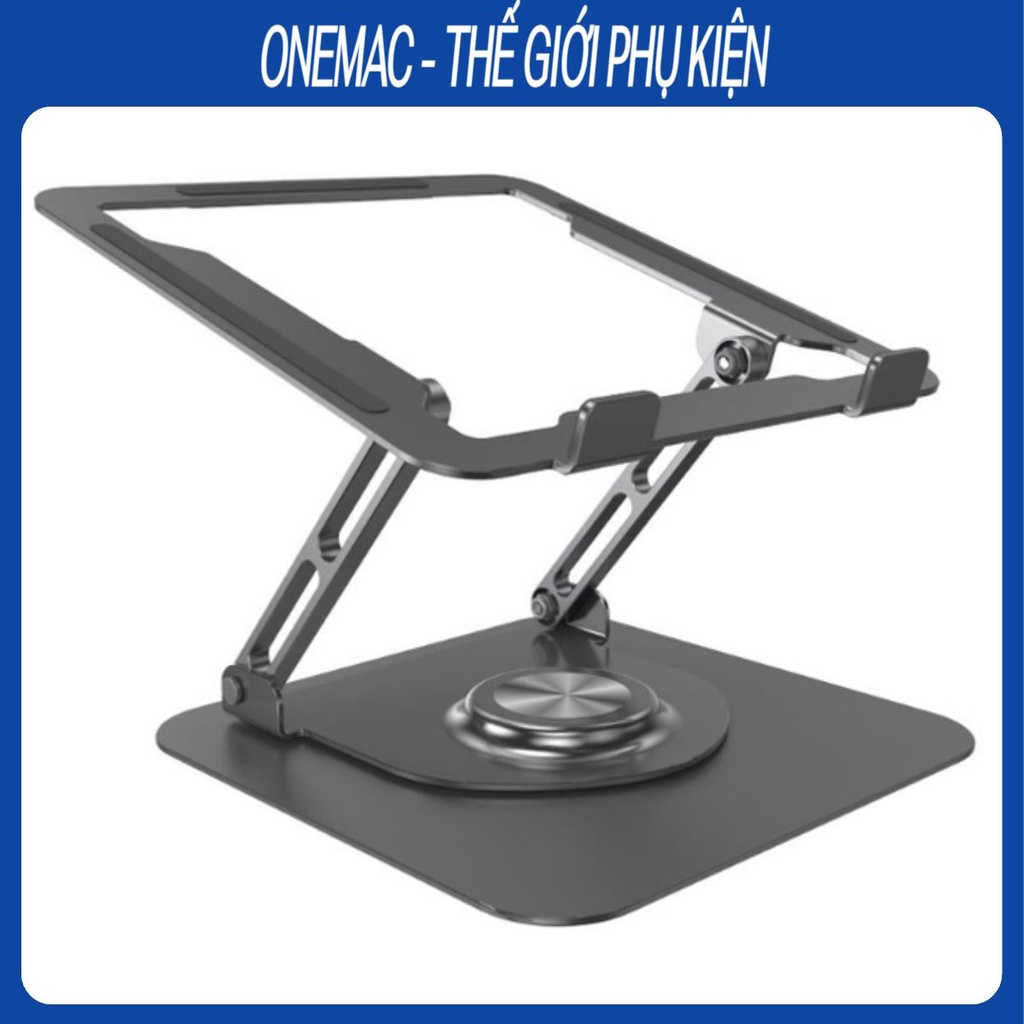 Giá đỡ để laptop stand notebook, máy tính xách tay hợp kim nhôm có thể tháo rời chân đế xoay 360 độ