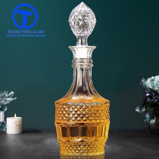 Chai Đựng Rượu Thuỷ Tinh Cao Cấp 800ML