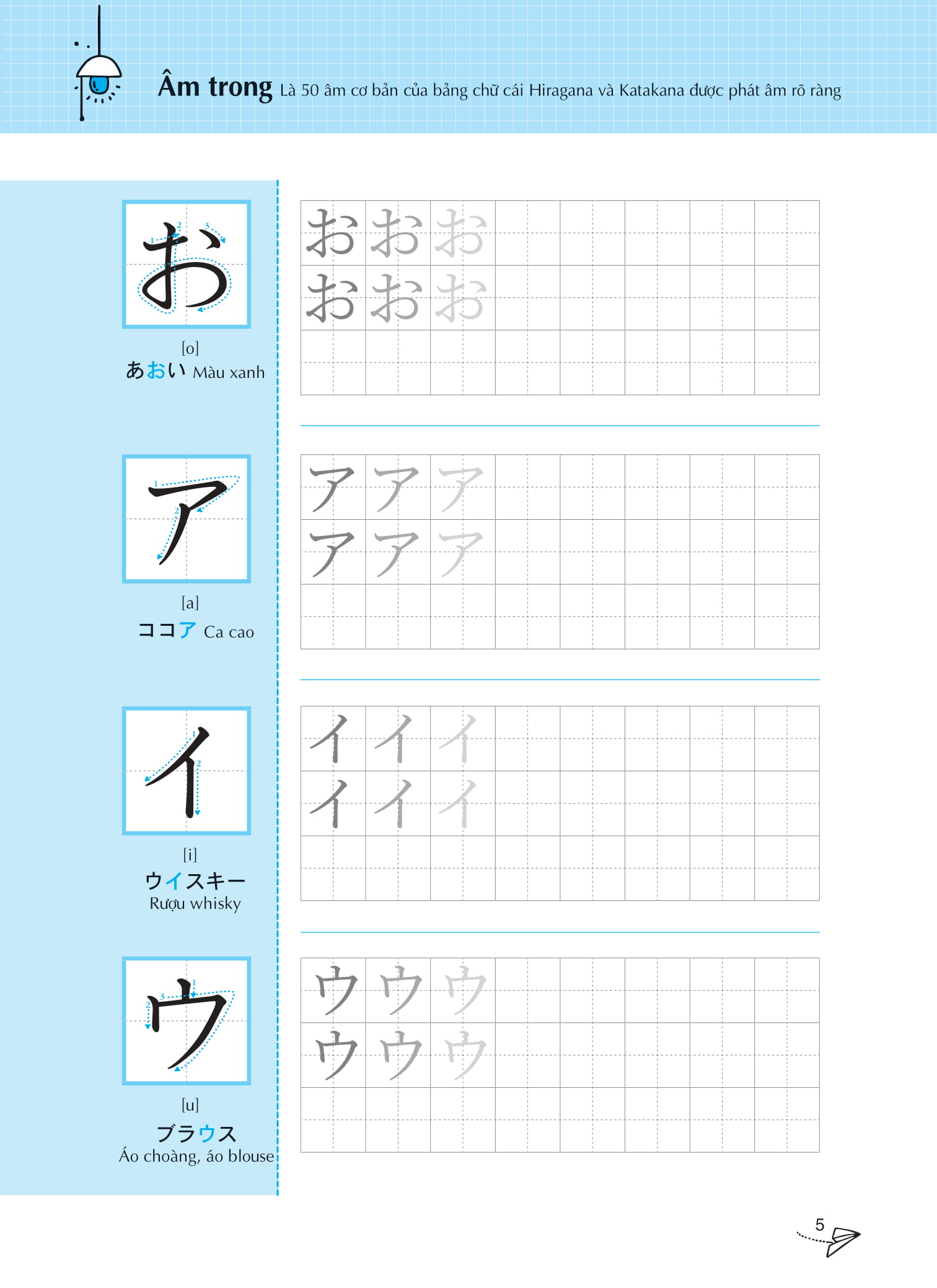 Sách Keep It Up - Tập Viết Tiếng Nhật Theo Bảng Chữ Cái Hiragana