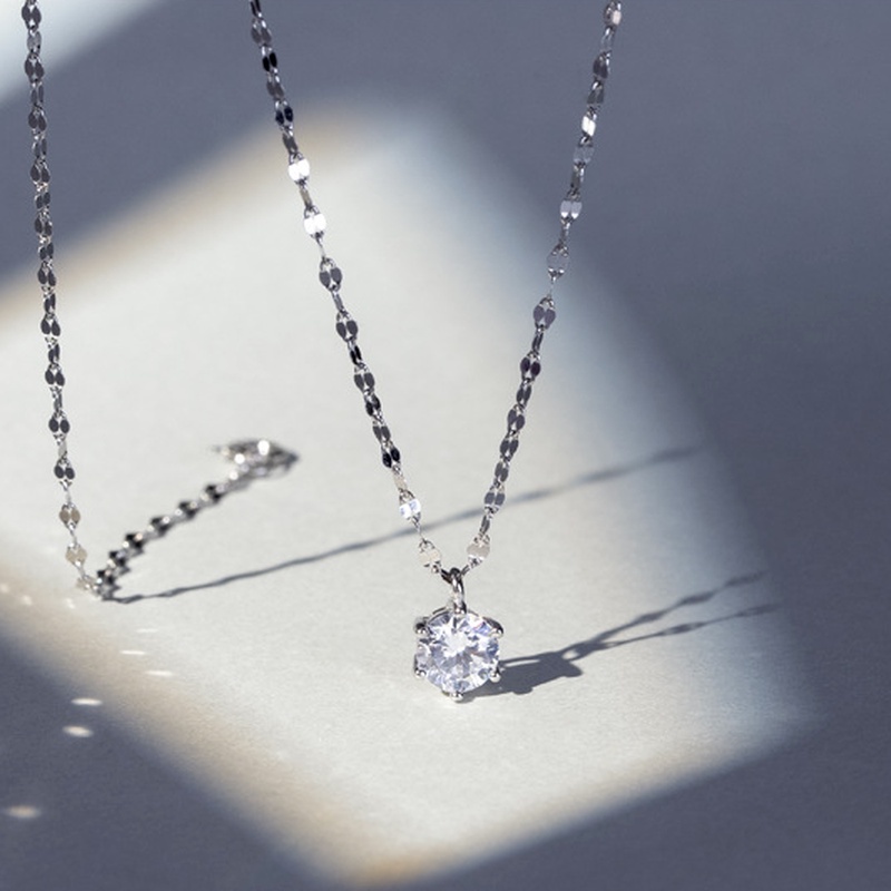 ✨✨Vòng cổ đính đá zirconia sang trọng tùy chọn màu sắc