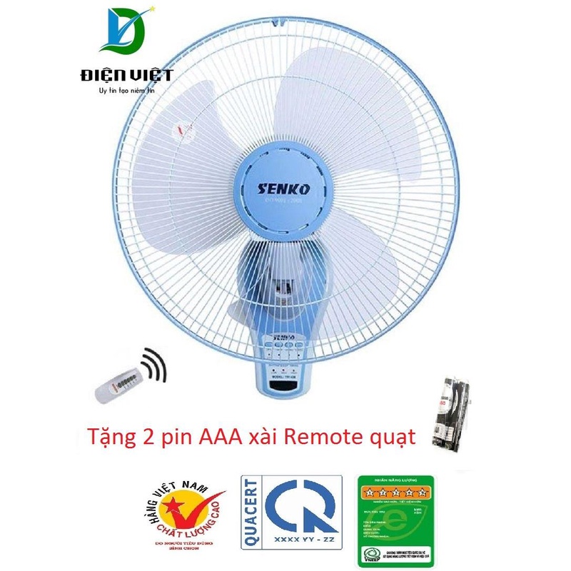 Quạt treo remote Senko TR1683 - Điện Việt