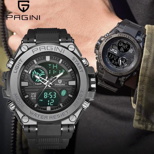 Đồng hồ nam PAGINI USA PA008025 phong cách quân đội