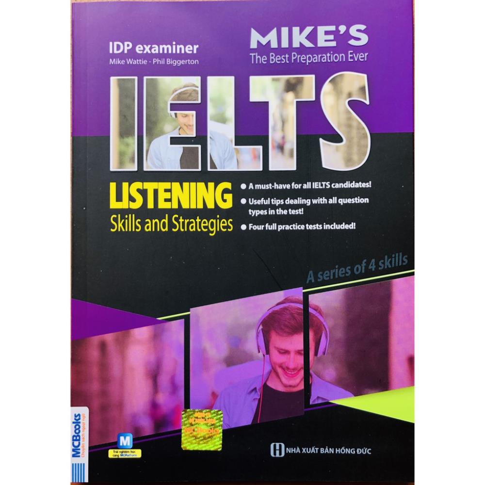 Sách - Ielts Listening : Skills and Strategies + tặng kèm bút bi