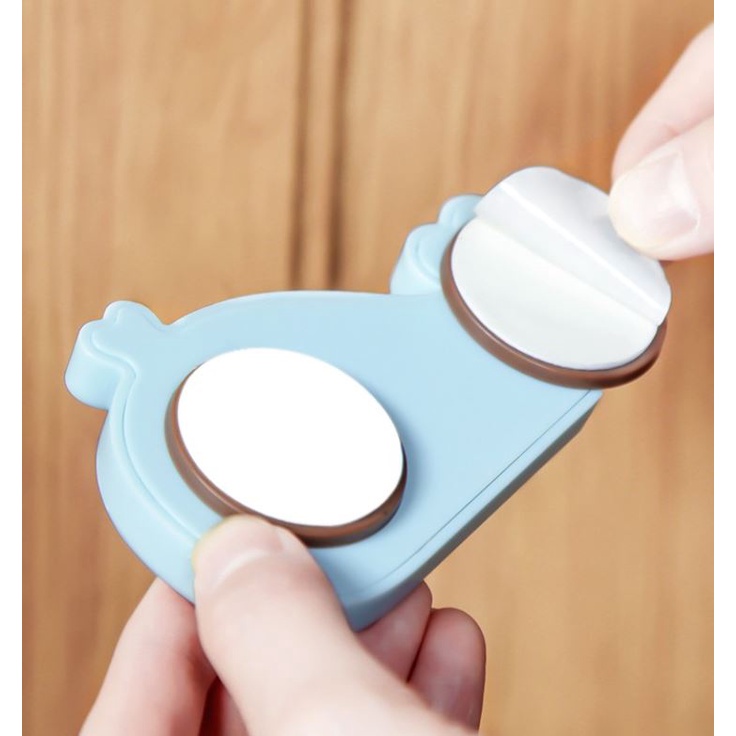 [Hàng Đắt Có Vỉ] Khóa Cửa Tủ, Khóa Ngăn Kéo, Khóa Tủ Lạnh... Xoay 360 độ, an toàn cho bé