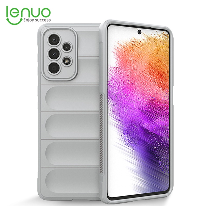 Leouo Ốp Điện Thoại Silicon Mềm Màu Trơn Chống Sốc Cho samsung galaxy a52 a52s a32 a05 a04e 4g 5g