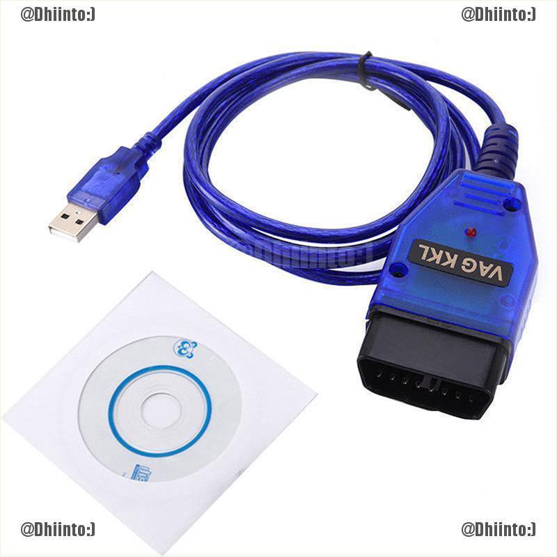 Dây cáp usb kkl vag-com 409.1 obd2 cho máy nội soi bao tử obd vw / audi / seat a + +