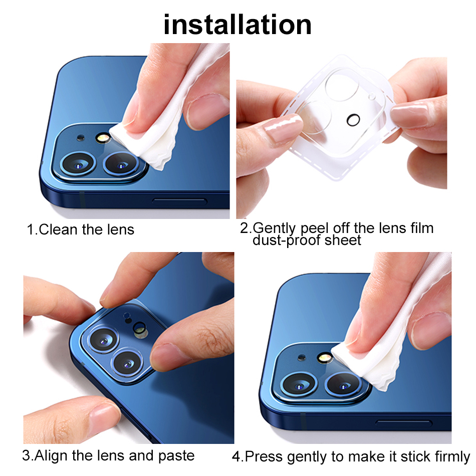 Kính Cường Lực Bảo Vệ Camera Sau Cho iP 12 Mini 11 Pro Max