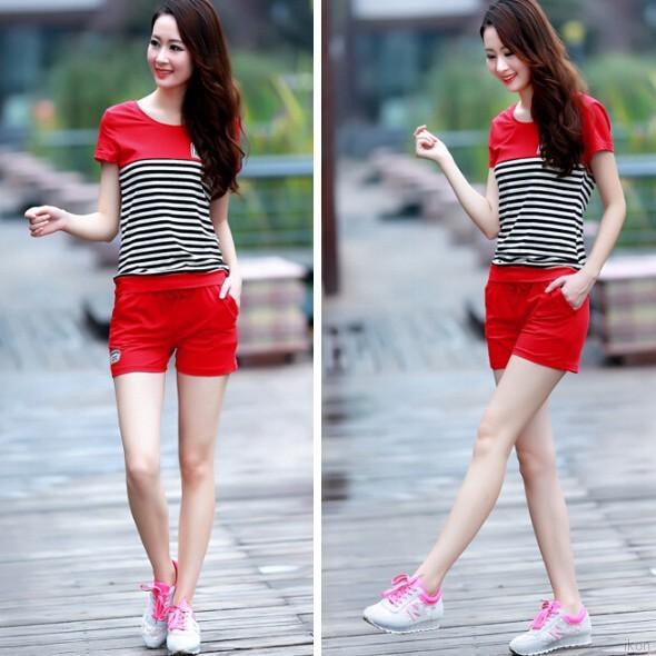 Set áo tay ngắn + quần phối túi