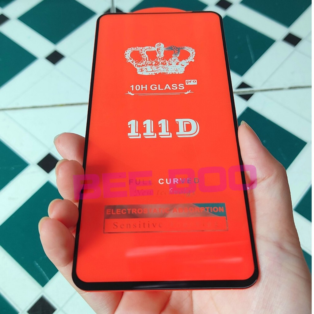 Kính cường lực Redmi Note 9 - Full màn hình 111D và Trong suốt - Độ cứng 10H  [FreeShip_50K] .