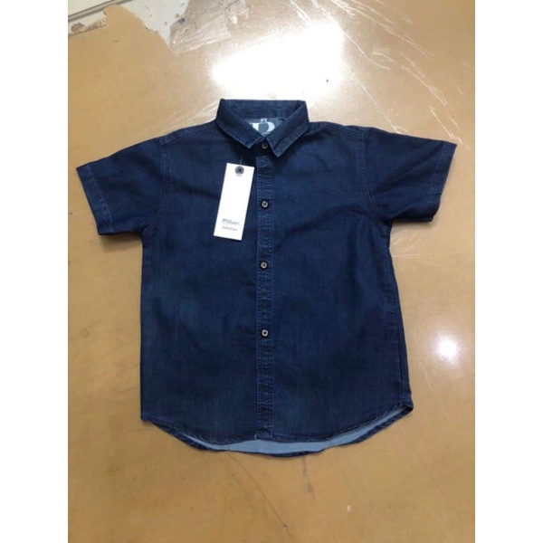 áo sơ mi jean bé