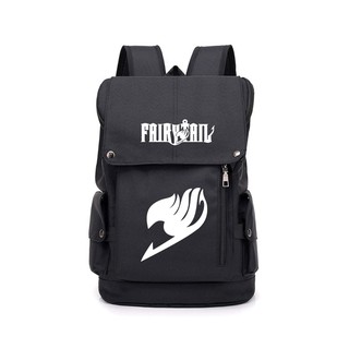 Balo Fairy Tail chất liệu vải cao cấp chống xước - có cổng usb bên ngoài