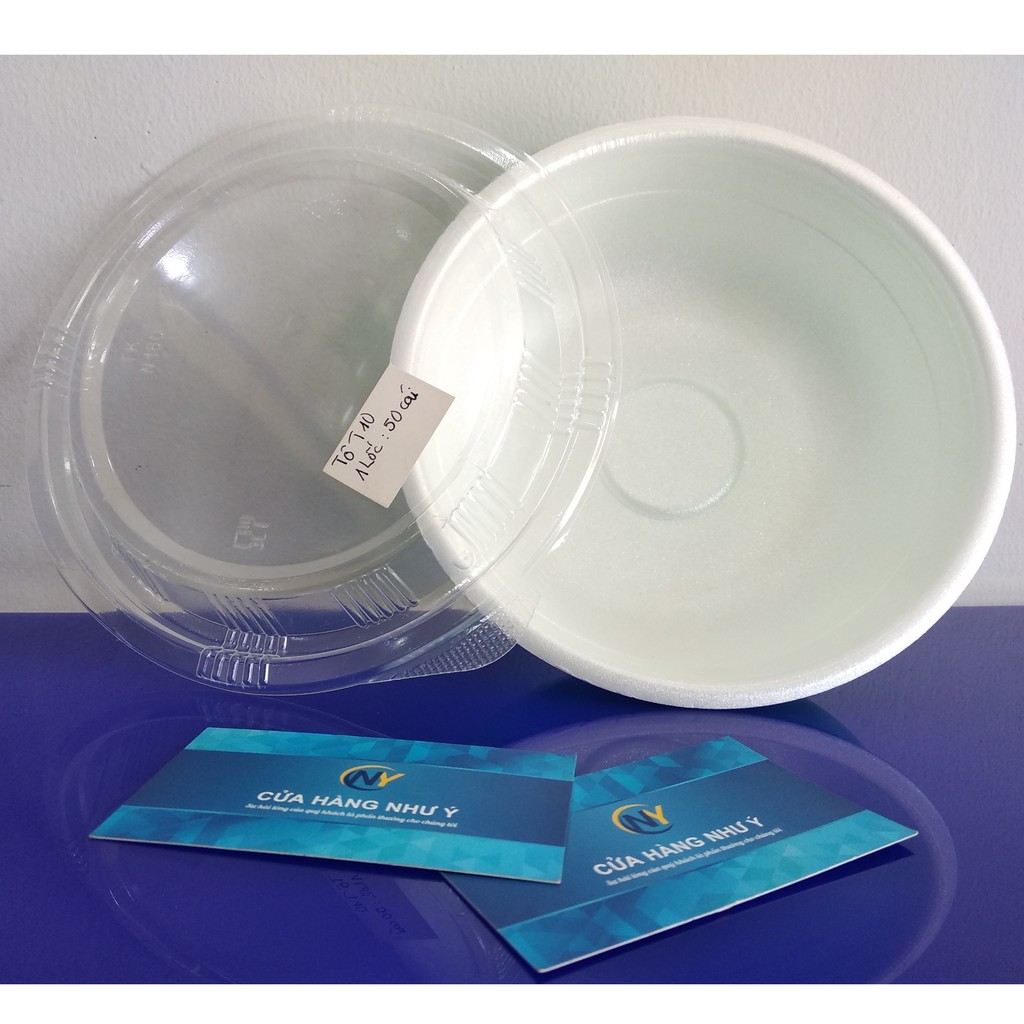 ( RẺ VÔ ĐỊCH ) Lốc 10 Tô xốp đựng thức ăn tiện lợi | BigBuy360 - bigbuy360.vn