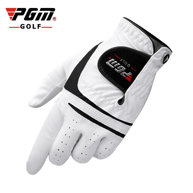 Găng tay chơi Golf PGM-ST022: Da cừu chống trơn trượt, 2 lựa chọn tay thuận.