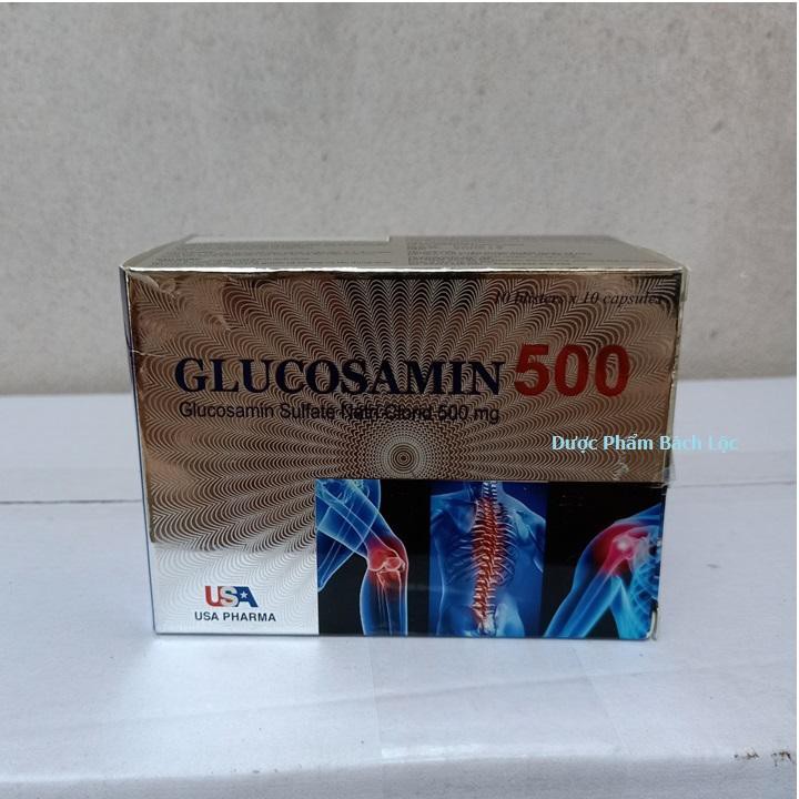 Viên Uống Bổ Xương Khớp GLUCOSAMIN 500mg  – Giúp xương chắc khớp khỏe, ngăn ngừa thoái hóa khớp, tái tạo mô sụn