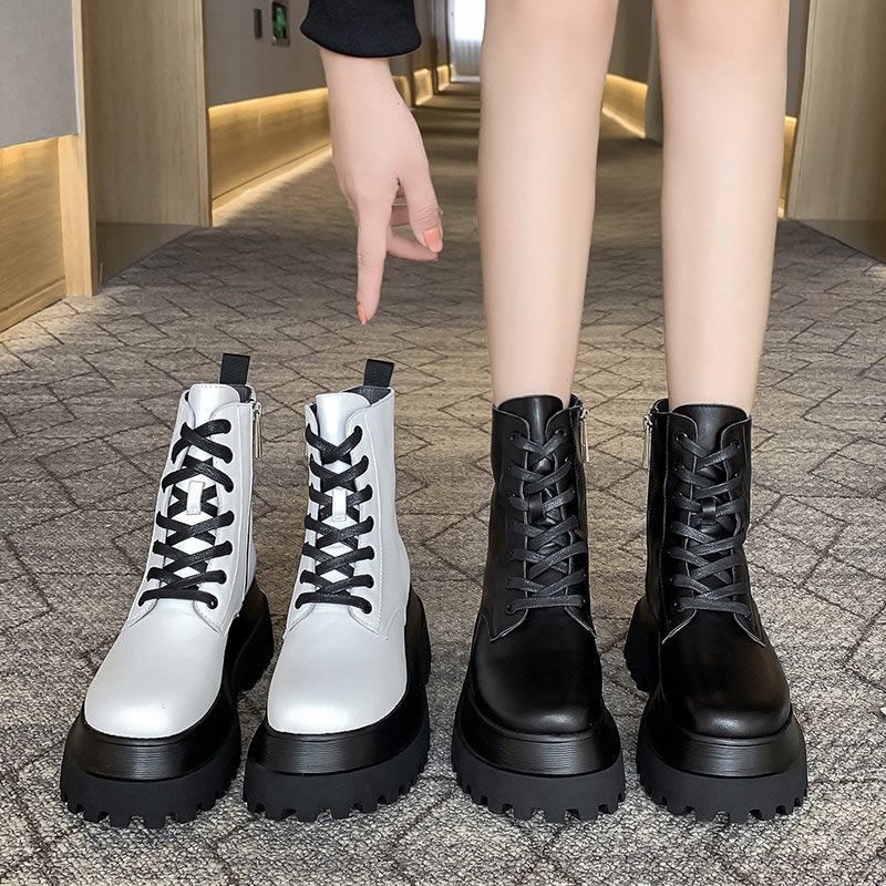 GIÀY BOOT ĐẾ 6P ĐAN DÂY