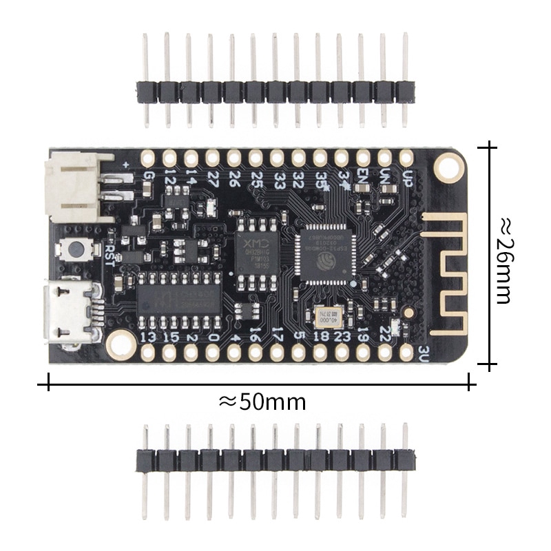 Bảng mạch Wifi Esp32 Esp-32 Rev1 Ch340 Ch340G Micro Usb chuyên dụng