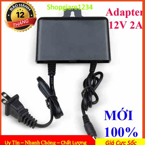 Nguồn Adapter 12V 2A Ngoài Trời, Có Móc Treo. Nguồn Led 12V 2A - Adapter 12V-2A