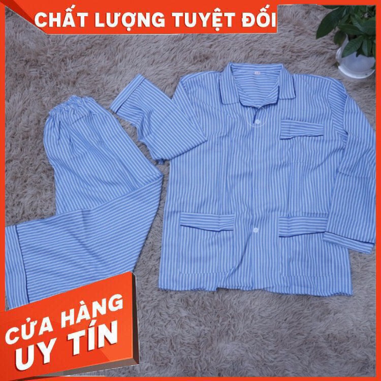 HÀNG CAO CẤP -  Bộ Mặc Nhà Đồ Ngủ Nam Trung Niên Loại Đẹp Pijama Cho Bố, Người Già, Người Lớn Tuổi, Ông Già  - Hàng Cao 