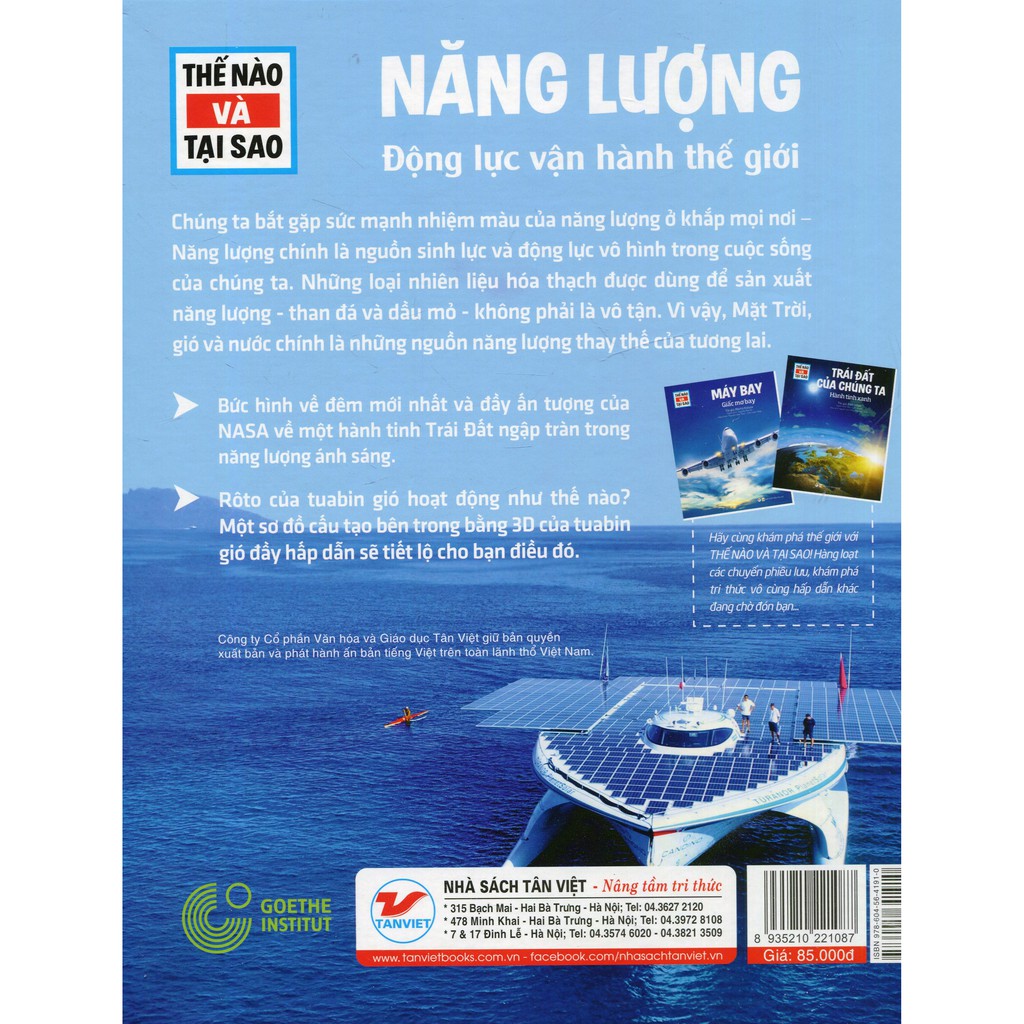 Sách - Thế Nào Và Tại Sao - Năng Lượng - Động Lực Vận Hành Thế Giới