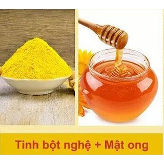 Combo 500g tinh bột nghệ + 500ml mật ong