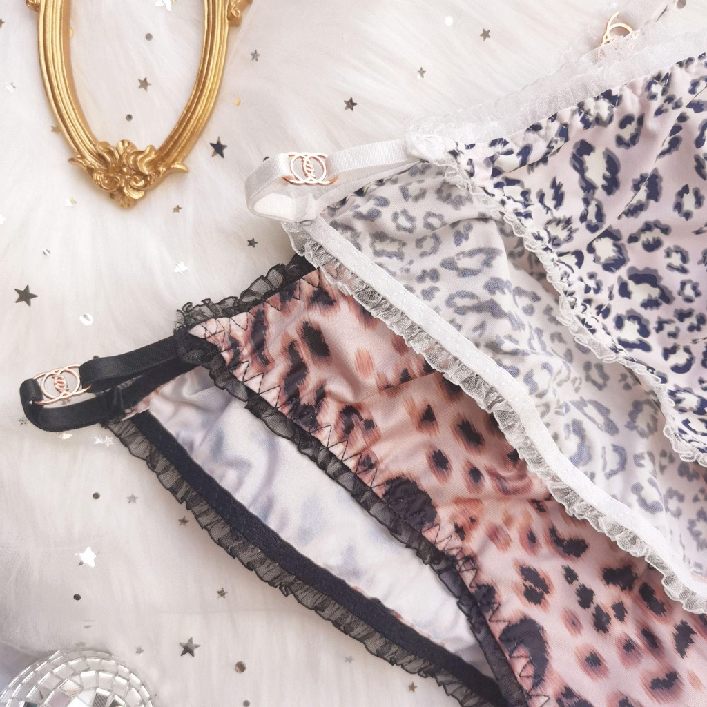 OCEANMAP Quần Lót Nữ Họa Tiết Da Báo Gợi Cảm