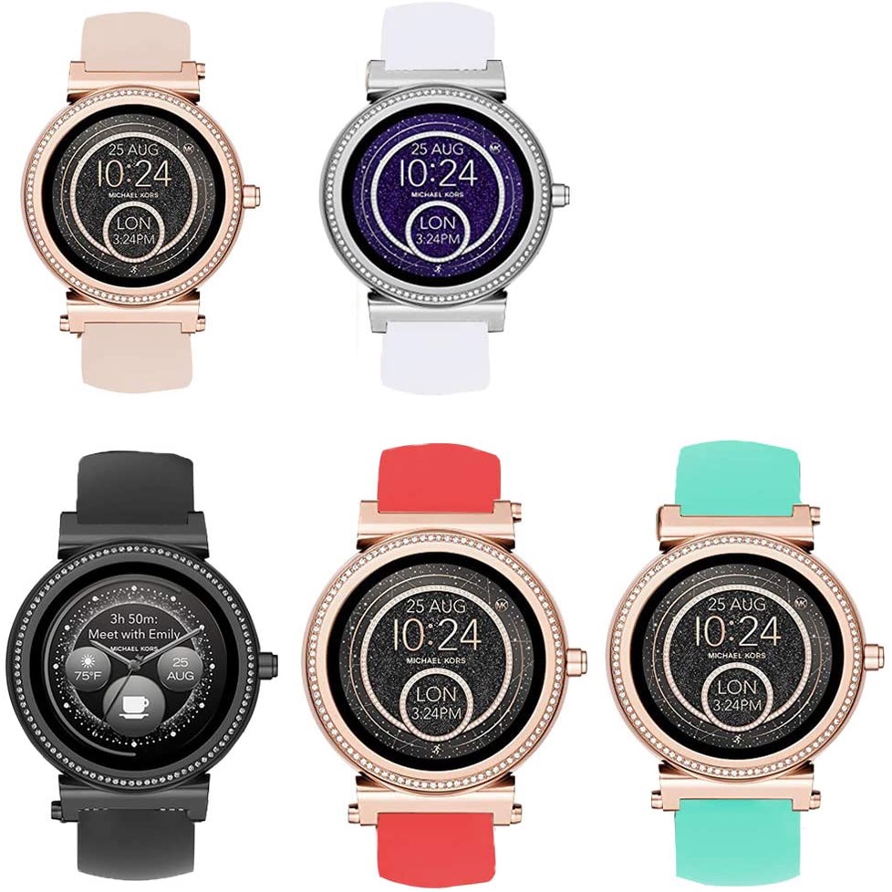 Dây Đeo Silicon Thay Thế Cho Đồng Hồ Michael Kors Sofie